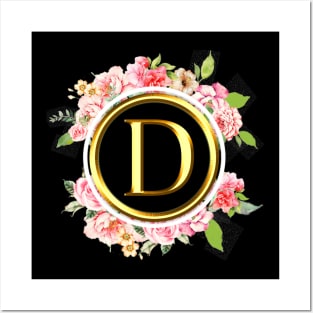 Letter D Shirt Alphabet Letter D Different Colors Posters and Art